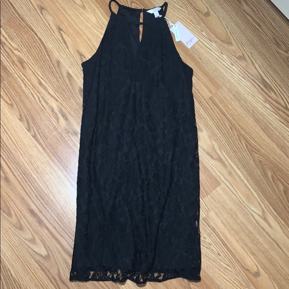 New Candies Black Lace Dress Size XS